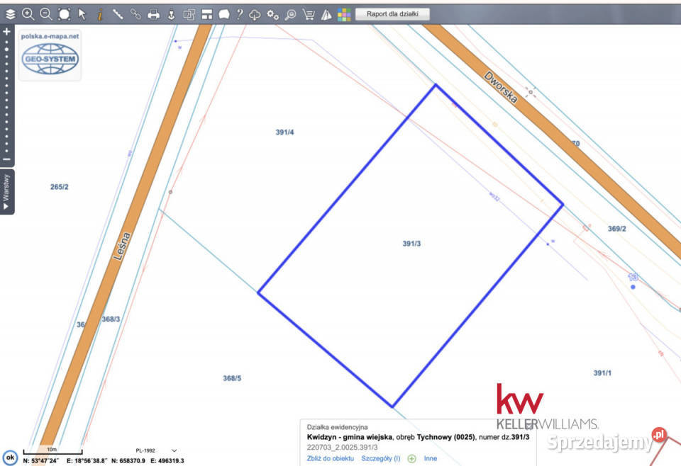 Działka Tychnowy 1450m2 pomorskie