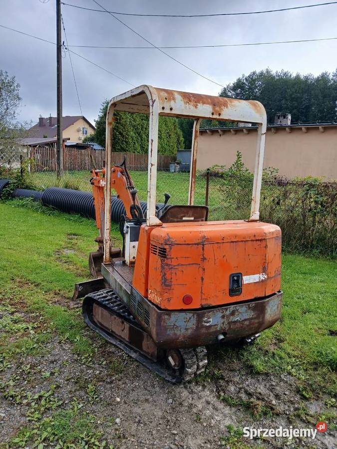 Minikoparka peljob Maszyny budowlane podkarpackie Giedlarowa