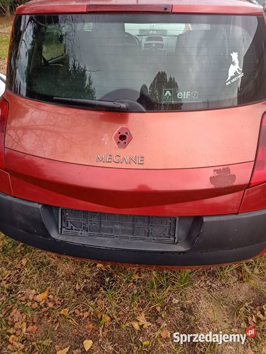 Klapa tylna bagażnika renault Megane II HB Teb osobowe