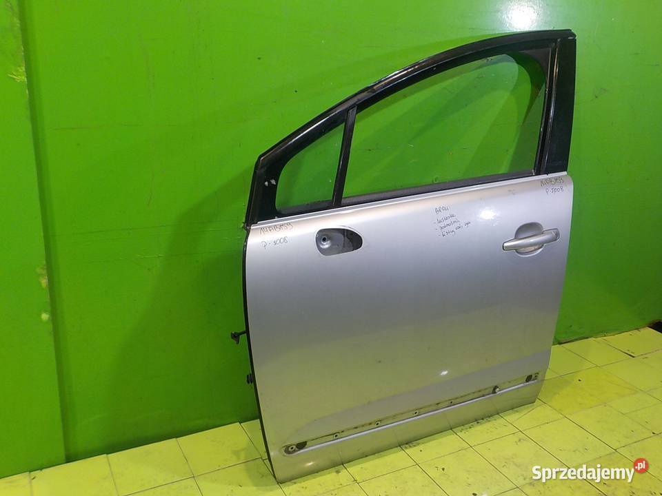 PEUGEOT 5008 I 10r 5D drzwi lewe przod osobowe mazowieckie Suków