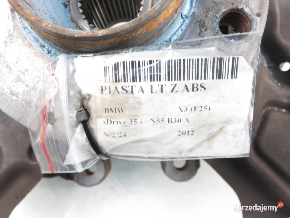 PIASTA TYLNA LEWA BMW X3 F25 xDrive Piasty i łożyska kół małopolskie