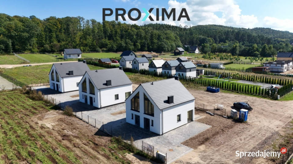 Nowoczesne domy jeziora i morza bliźniak pomorskie Lubkowo