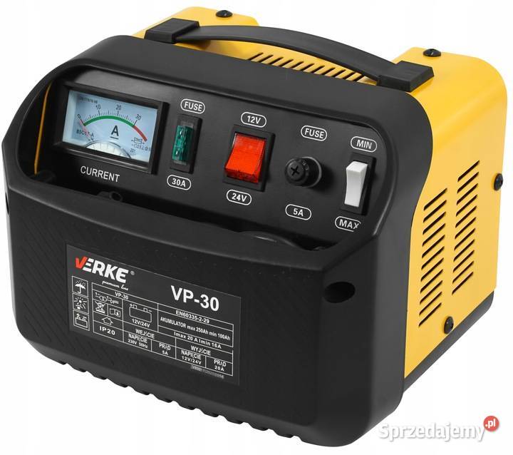Prostownik akumulator ładowarka 1224V VP30 Verke Chmielnik sprzedam