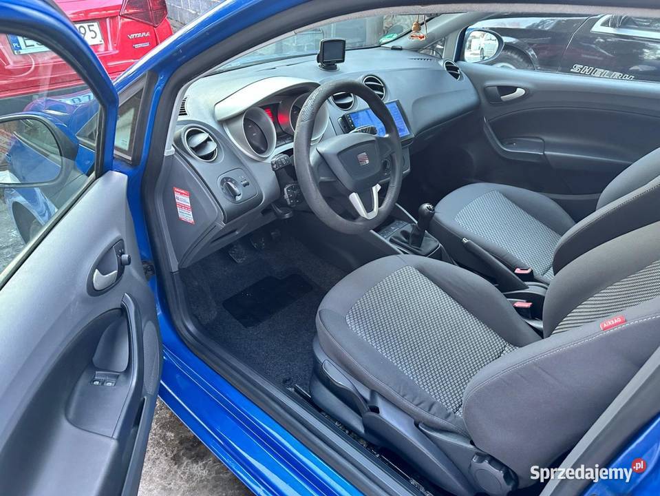 Seat Ibiza 2010r 14 MPI 86 Super stan Nawigacja Samochody osobowe Skierniewice