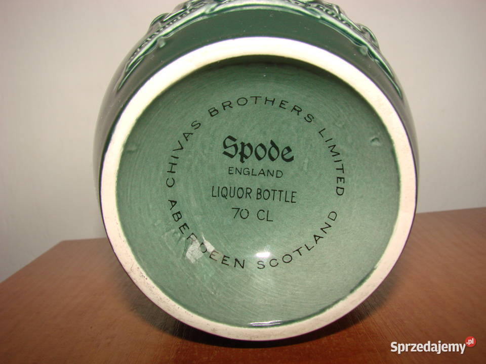 Chivas kolekcjonerska butelka Spode Pruszcz Gdański