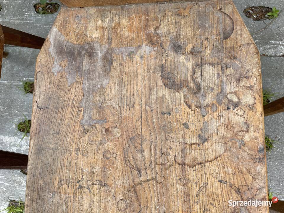 drewniane krzesło PRL sprzedam