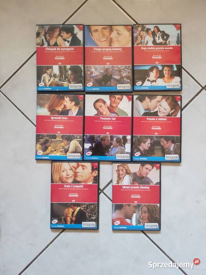 kolekcja filmów romantyczne komedie film płyta Kielce