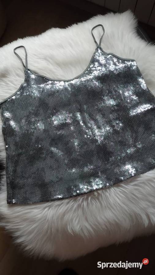 Błyszczący top z cekinami Mohito L Olkusz