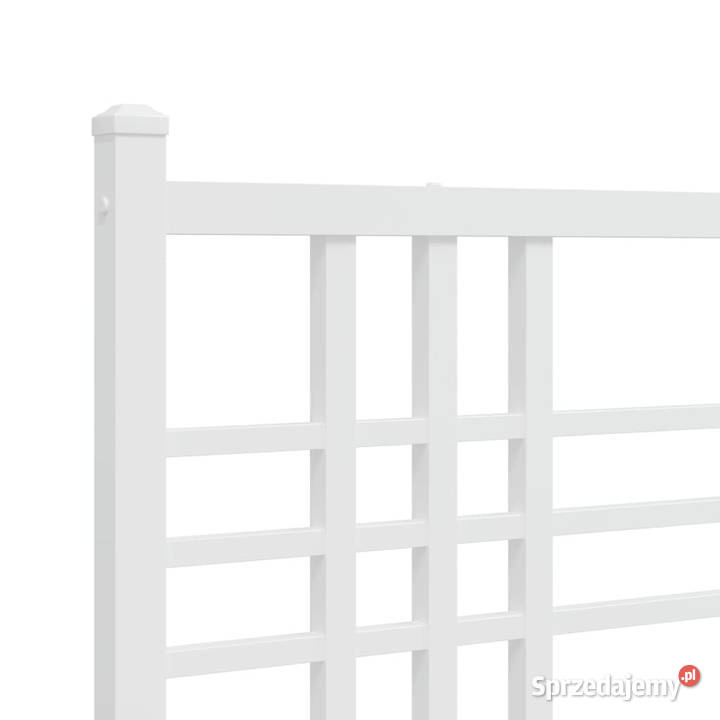 Łóżko Metalowe Białe Rama Łóżka Ze Stelażem sprzedam
