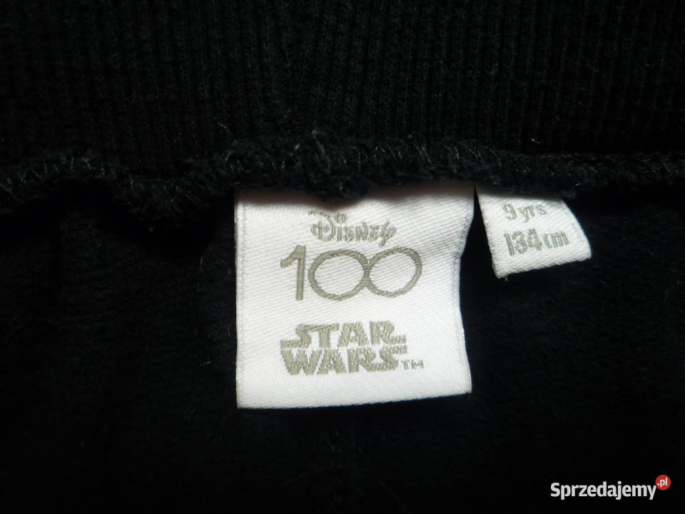 Star Wars 122128 Czarne spodnie dresowe chłopiec Szczecin