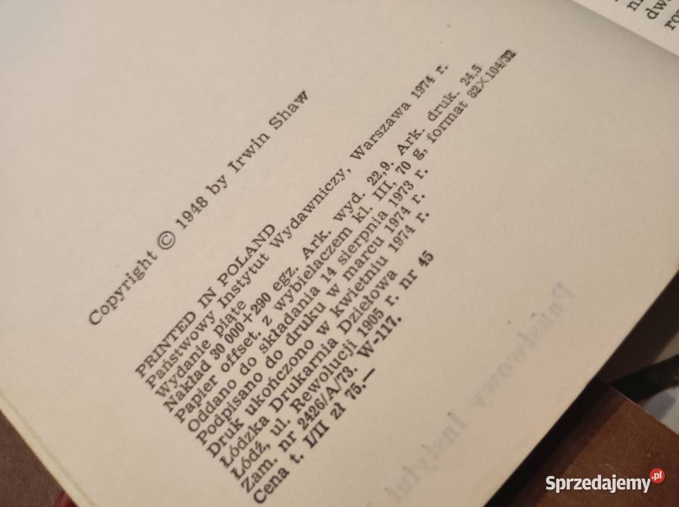 Młode lwy Irwin Shaw świętokrzyskie