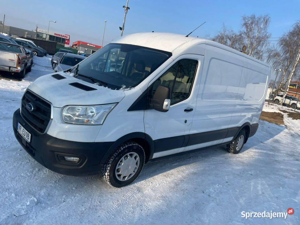 Ford Transit 20 130 L3H2 Bogaty Klima Tempomat welurowa tapicerka wielkopolskie
