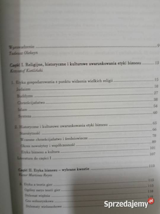 Etyka w biznesie i zarządzaniu książki Warszawa mazowieckie