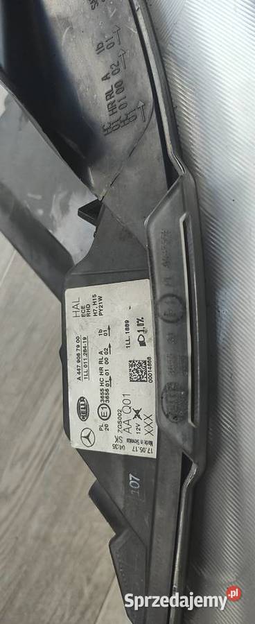 Lampa Mercedes Benz Vito Motoryzacja