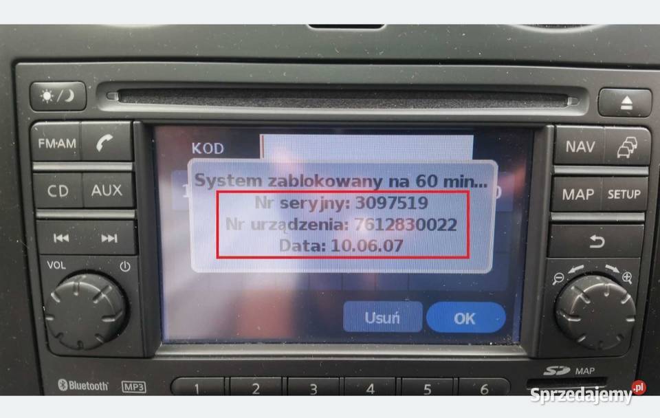 Polskie menu polski lektor Nissan Connect 1 LCN Aleksandrów Łódzki