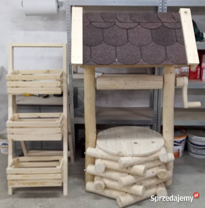 Meble ogrodowe studnie ogrodowe leżaki grzybki z sprzedam