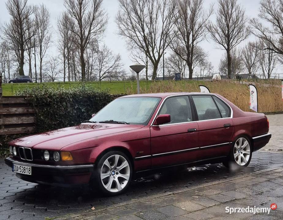 Bmw e32 730i lpg 89r bordowy podkarpackie Przemyśl sprzedam
