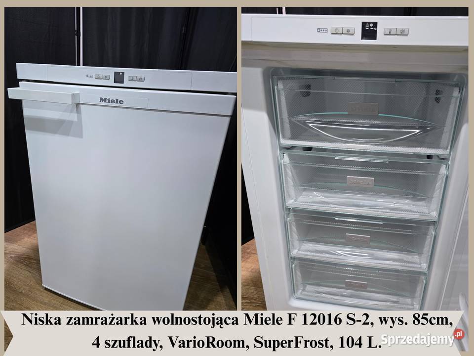 Niska zamrażarka wolnostojąca Miele F 12016 85 4 wolnostojące Wrocław