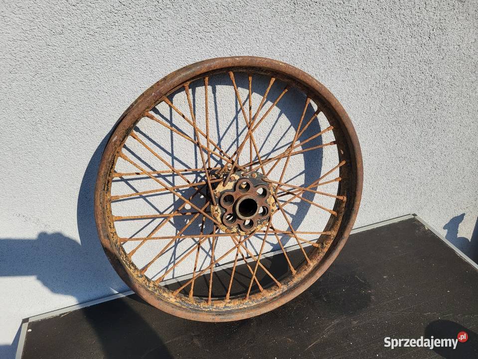 DKW NZ 350 KOŁO TYŁ WEHRMACHT ORGINAŁ SYGNOWANE Motoryzacja Rybnik