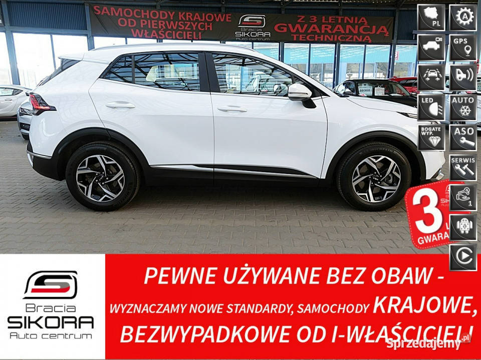 Kia Sportage Biały PERŁA 1WŁ Kraj Bezwyp 150KM