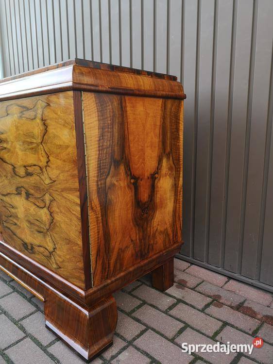 Komoda Pomocnik ARTDECO Orzech Stara Antyk Swarzędz
