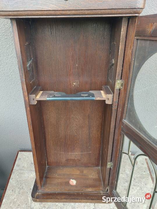 Skrzynia obudowa zegara gabinetowego 1928r Tczew