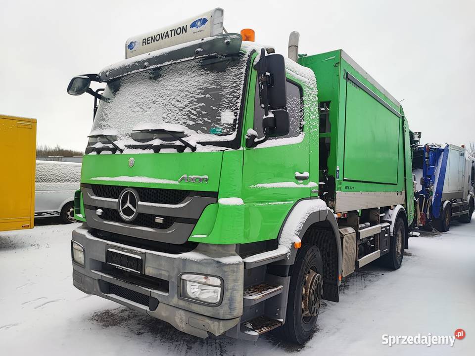 Mercedes Axor1829 śmieciarka ZOELLER EKOPRES15 pełny VAT Nowiny