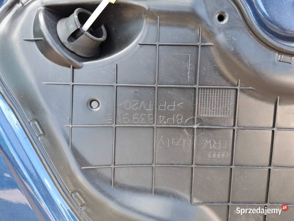 AUDI A3 8P DRZWI LEWY TYŁ KPL SZYBA MECHANIZM Bieleń