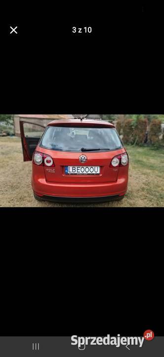 Sprzedam Volkswagen golf plus Górecko Stare