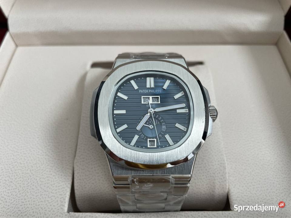 Nautilus szafir automat piękny