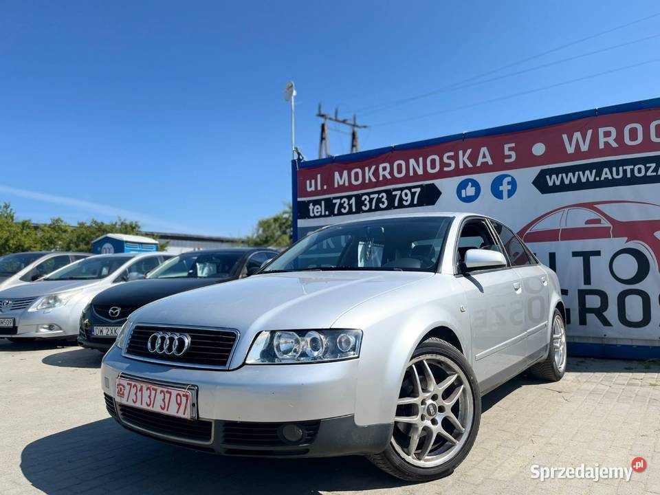 Audi A4B6 20 Benzyna S Line Alufelgi Wrocław sprzedam