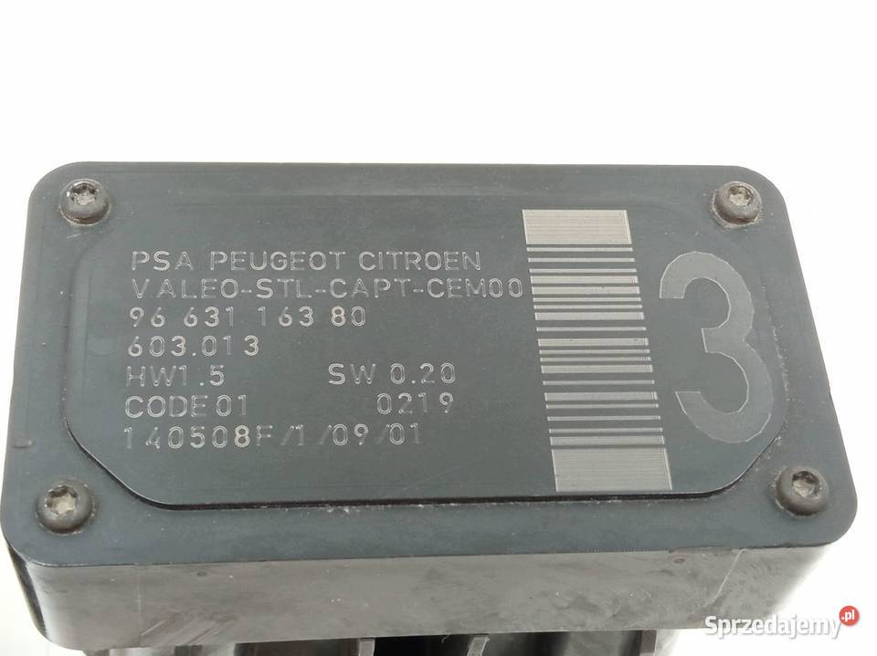 CZUJNIK SENSOR ZMIANY PASA RUCHU 9663116180 Czujniki sprzedam