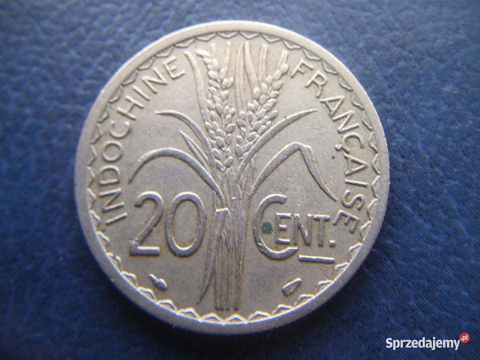 Stare monety 20 centym 1939 Indochiny Francuskie sprzedam