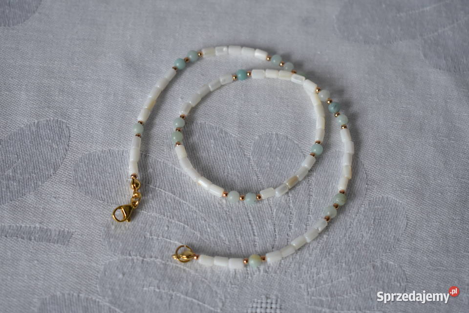 Naszyjnik masa perłowa Warszawa sprzedam