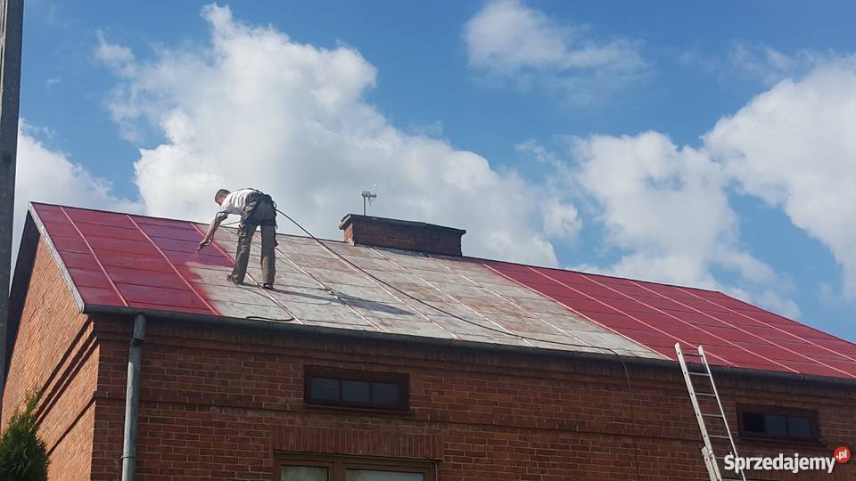 MALOWANIE DACHÓW mycie dachów mycie elewacji Remont i budowa Lublin usługi budowlane