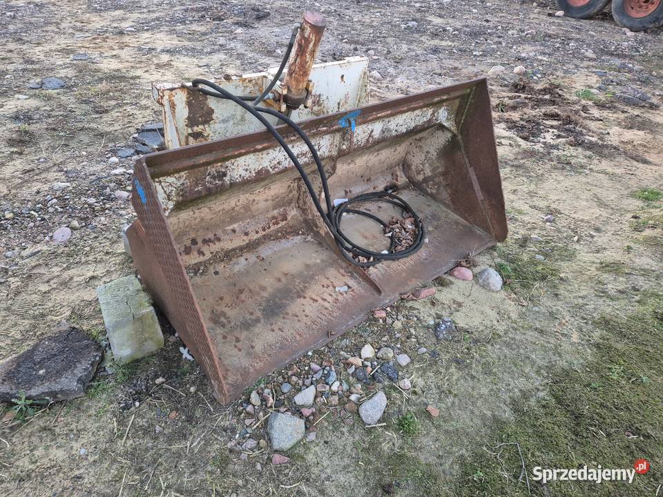 Wózek widłowy terenowy 4x4 widły łyżka O&K