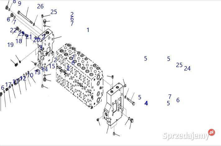 Rozdzielacz hydrauliczny 20Y6031212 7234611722 Wilkowo sprzedam