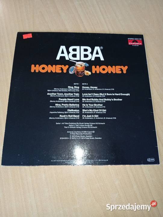 Abba Honey Honey Płyty i kasety Rumia