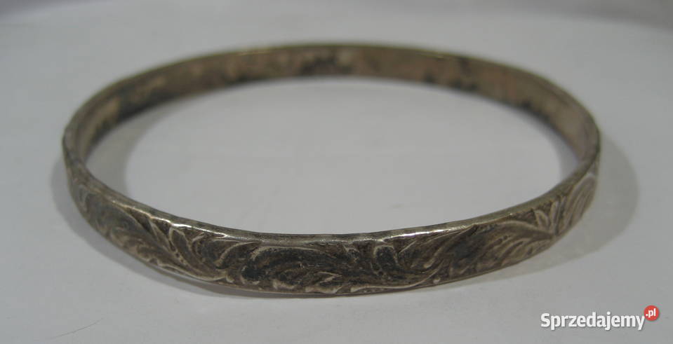 Bransoleta Srebrna Warmet PRL Warszawa