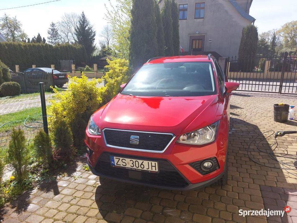 SEAT ARONA SALON PIERWSZY WŁAŚCICIEL SALON bordowy Szczecin sprzedam