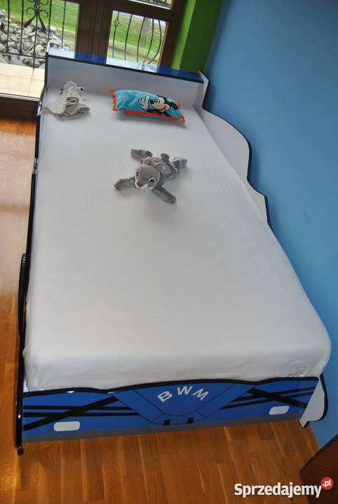 Łóżko auto BMW materac