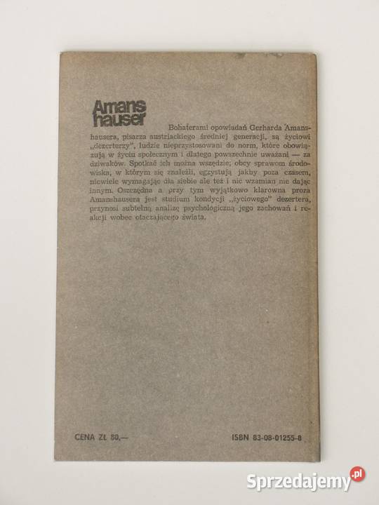 Gerhard Amans Hauser Dezerter małopolskie Kraków