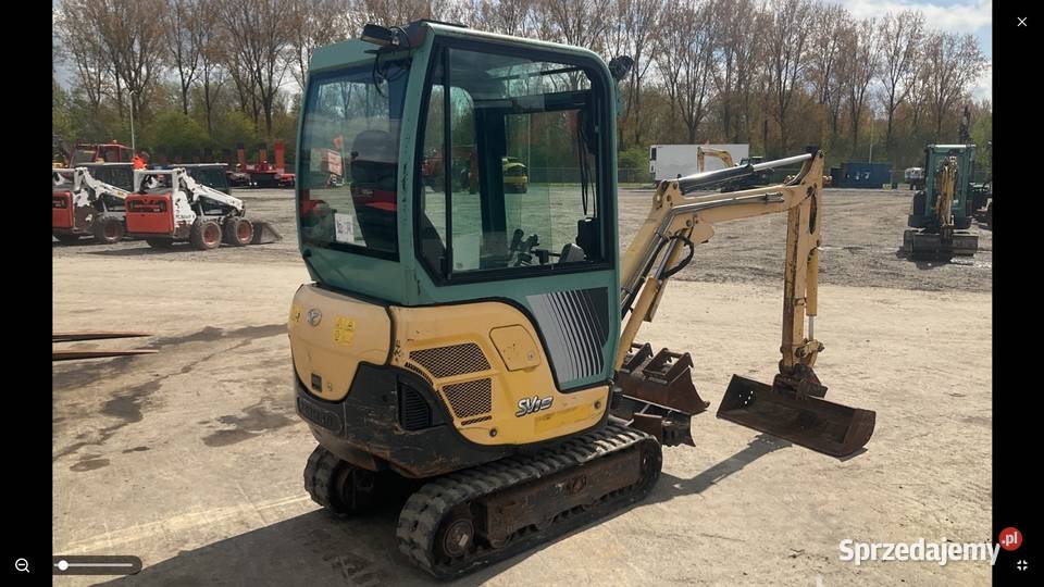 Mini koparka YANMAR SV18 2 t r 2015 Minikoparka Kraków