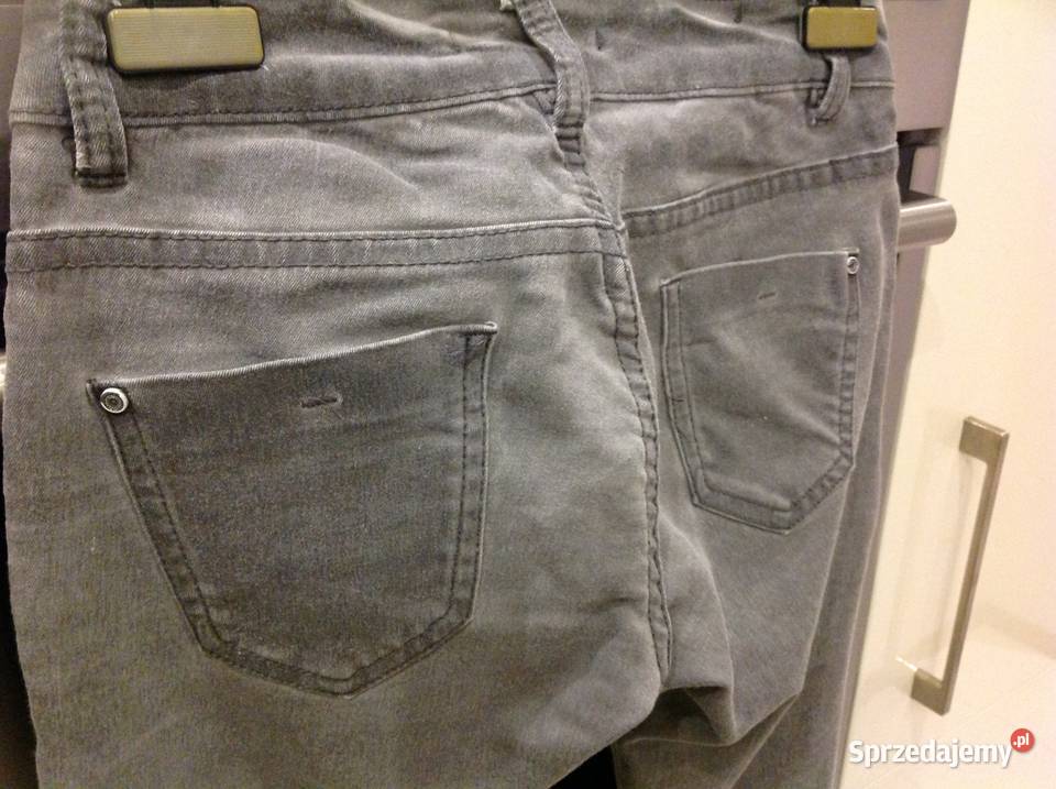Spodnie Jeans Damskie XSS szare Spodnie Nowa Sól sprzedam