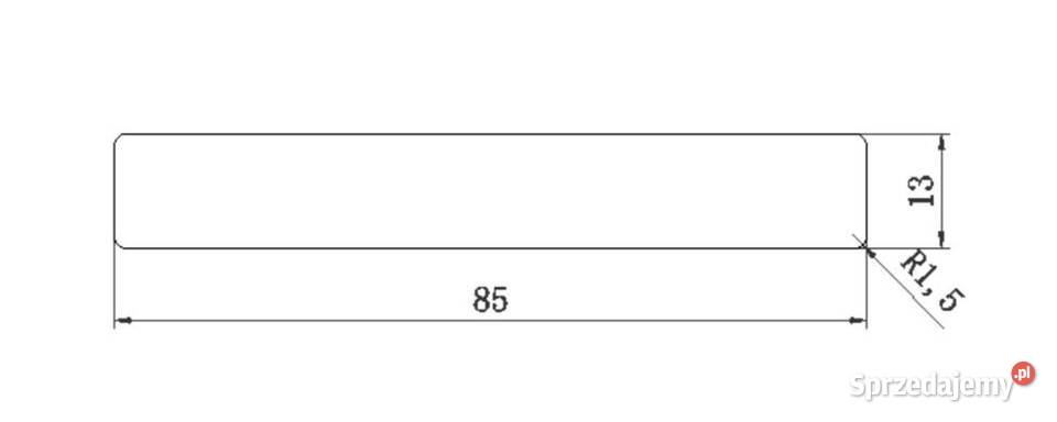 LISTWA WYKOŃCZENIOWA SEQO INTENSIVE PŁASKA
