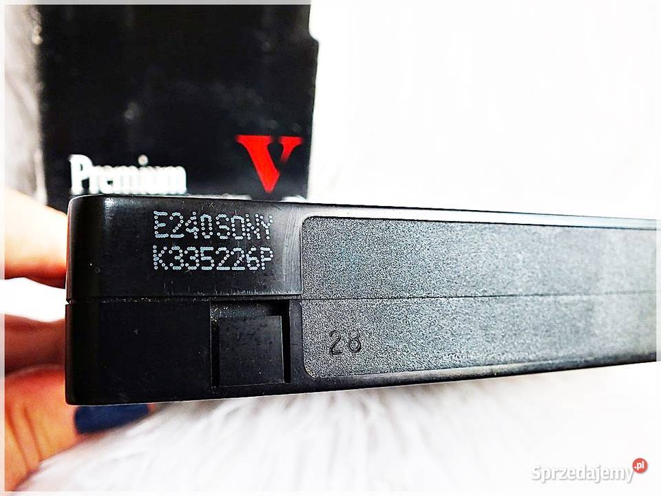 Kaseta VHS SONY Premium V 240minut Oryginał Made Żary