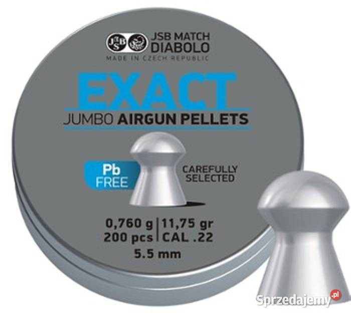 Diabolo JSB EXACT JUMBO Lead free 55200 Sporty strzeleckie i myślistwo Warszawa
