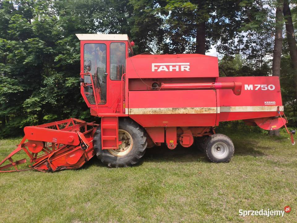 Kombajn Fahr M750 DeutzFahr Zbożowe podlaskie Korycin