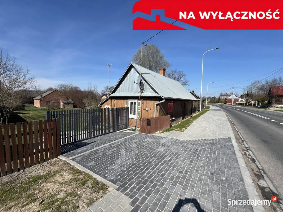 Drewniany dom na działce w Świeciechowie Dużym drewniane Świeciechów Duży
