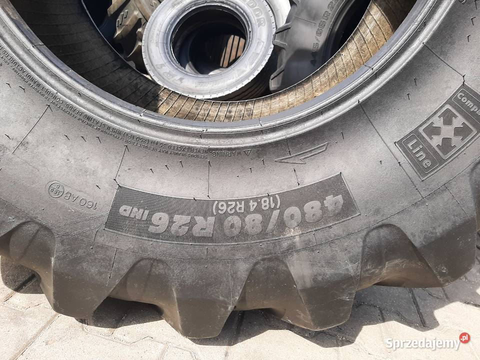 Opona używana przemysłowa 48080R26 MICHELIN XMCL 80